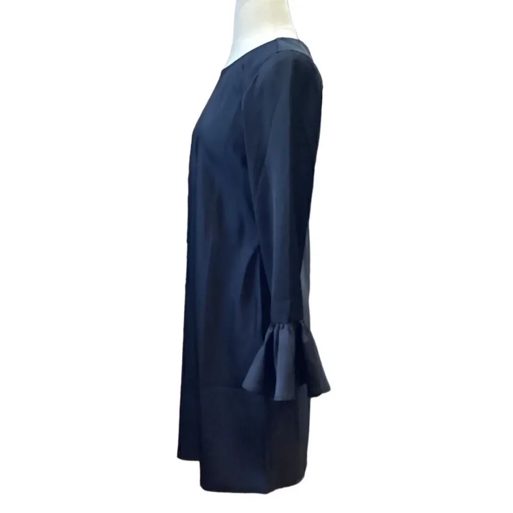 NWT J. Crew Winter Garden Dress Black Sz 2